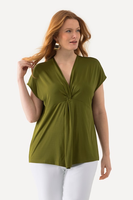Slinkyshirt, Knoten, Classic, V-Ausschnitt, ärmellos
