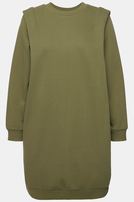 Sweatkleid, oversized, betonte Schultern