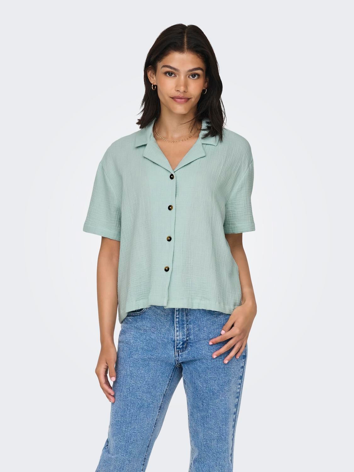 JDYTHEIS Hemd Harbor Gray