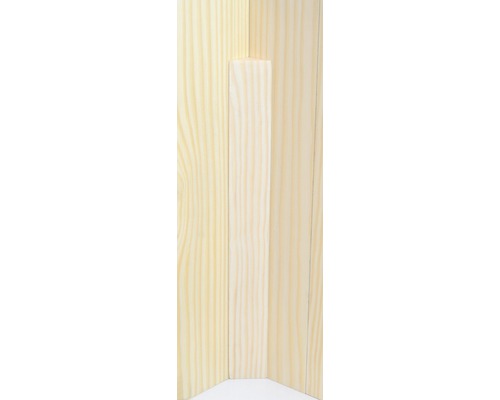Konsta driehoeksstrip, ruw grenen, 22x22x900 mm