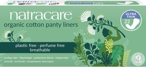 Natracare Protège-Slip Ultra Mince 22 Pièces