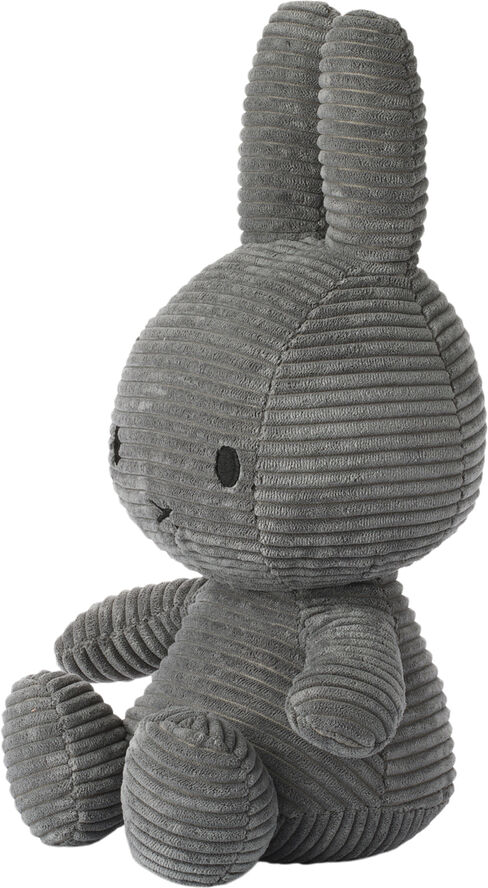 Bon Ton Toys Miffy Sitting Corduroy Grey - 33 cm Grey