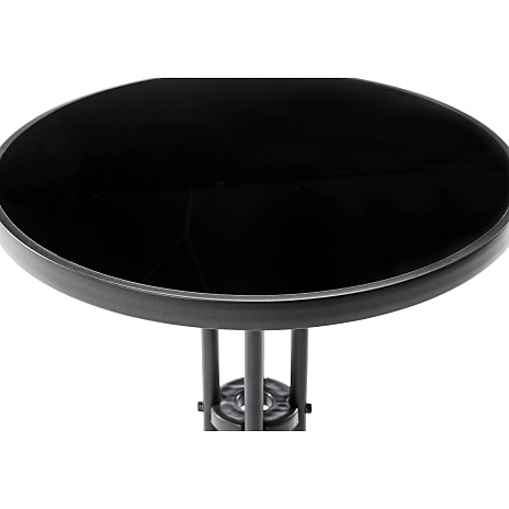 Brighton cafébord 60 cm rundt - sort