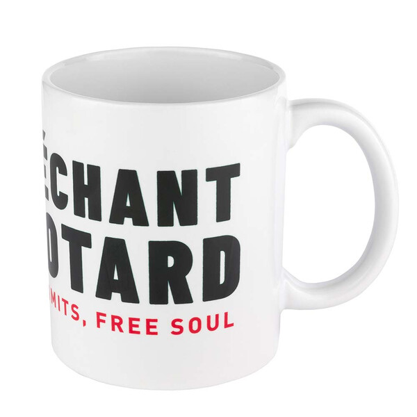 Dafy Moto - Mug Méchant Motard Blanc / Noir / Rouge
