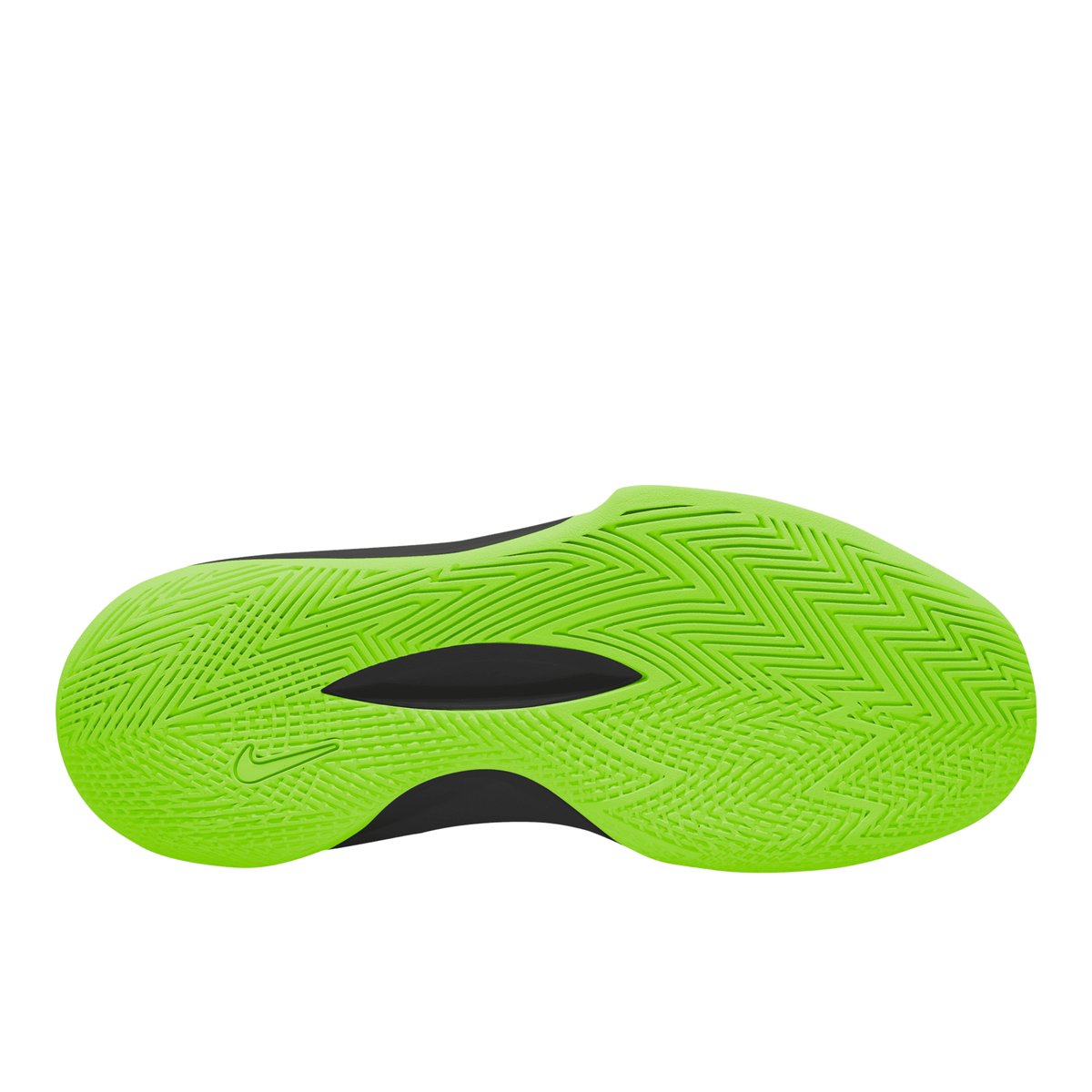 NIKE-Prcision_6-m-Basket de basketball - Talon plat - Autre Noir Toile Filet pailleté