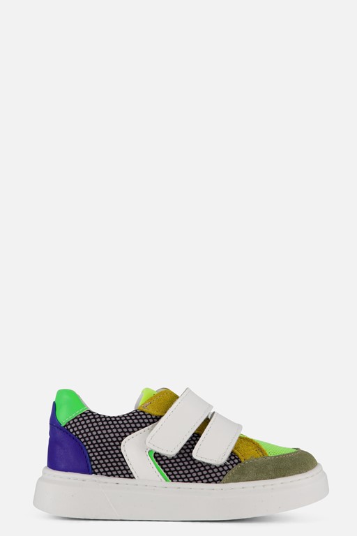 Muyters Velcro Sneakers groen Leer