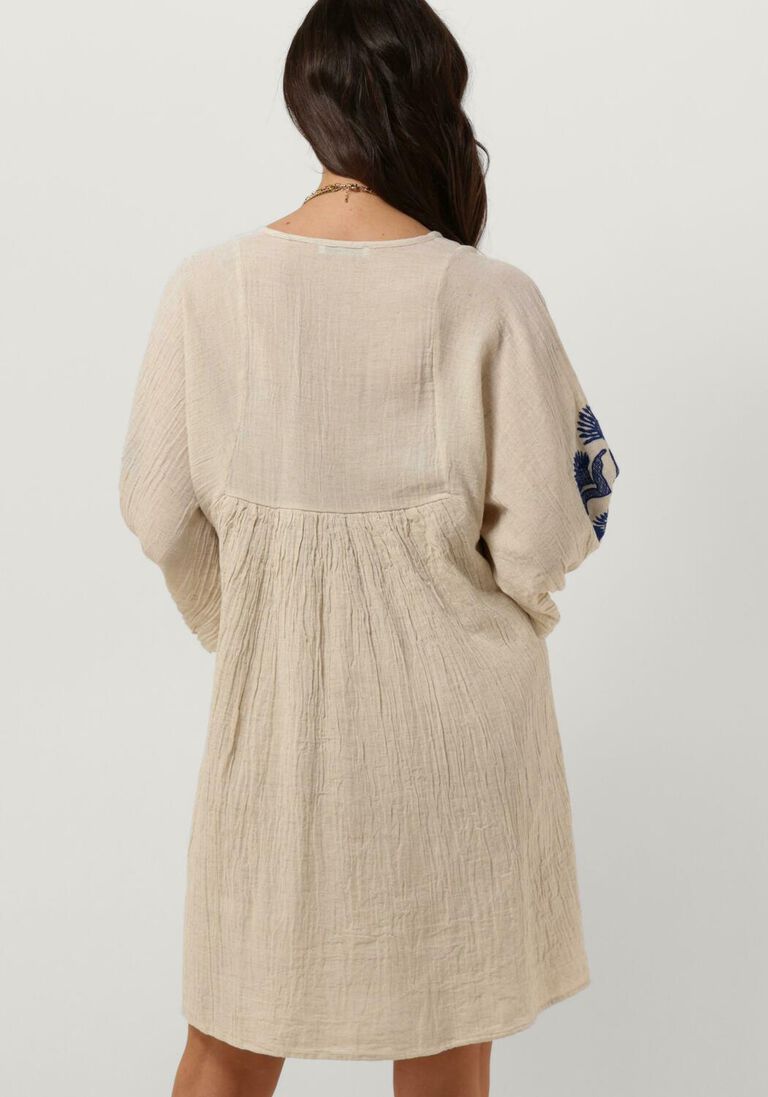 BY-BAR zand by-bar mini jurk philou slub dress