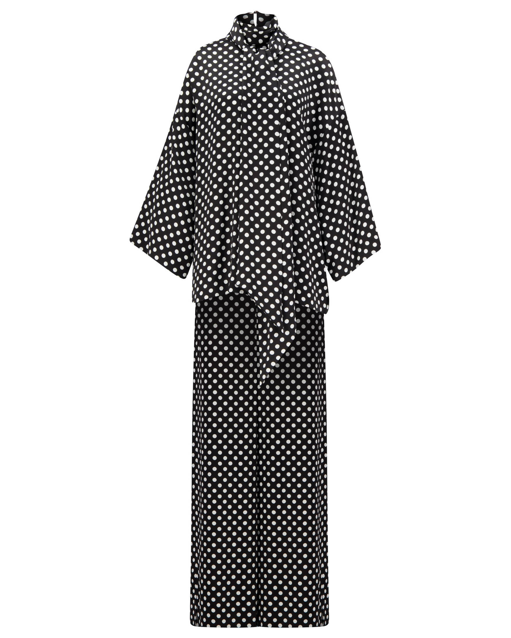 Saint Laurent| Damen Schluppenbluse aus Viskose-Satin