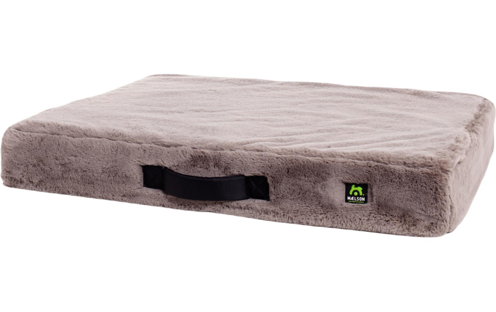 Hunde-Bett MemoFluff 100, beigeOrthopädisches Luxus-Hundebett mit Memory-Schaumstoff