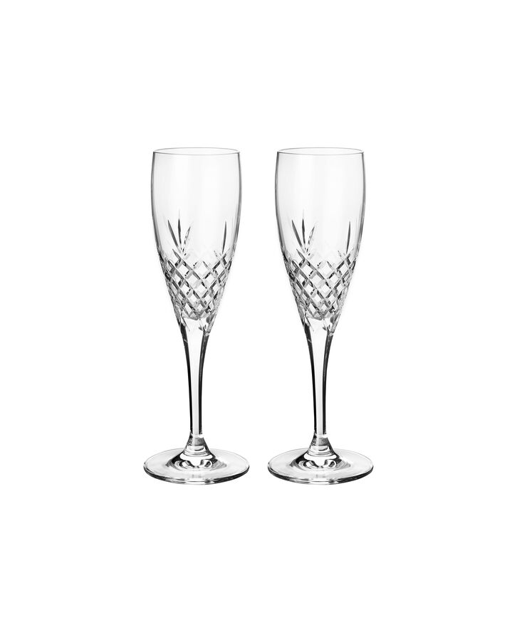 Frederik Bagger Crispy Celebration 2 stk. champagneglas Transparant