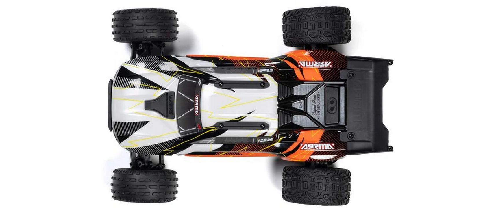 Stadium Truck Vorteks Mega 550 2WD 1:10, RTR, Orange<br>2WD Stadium Truck als RTR Komplettset