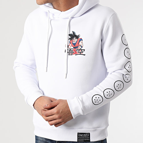Sweat Capuche DBZ 2021 Blanc