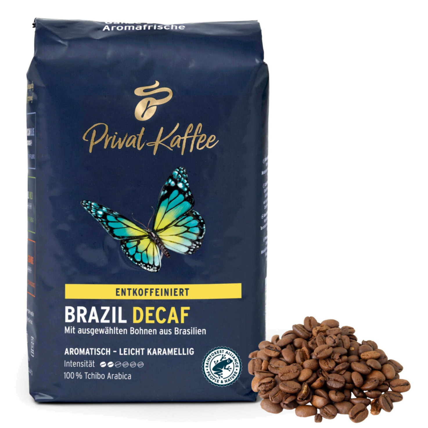 Tchibo Bohnekaffee Brazil Decaf