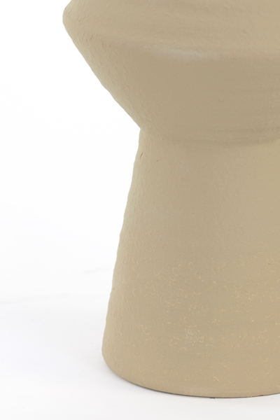 Vaas keramiek beige L Hoogte 50,5 cm