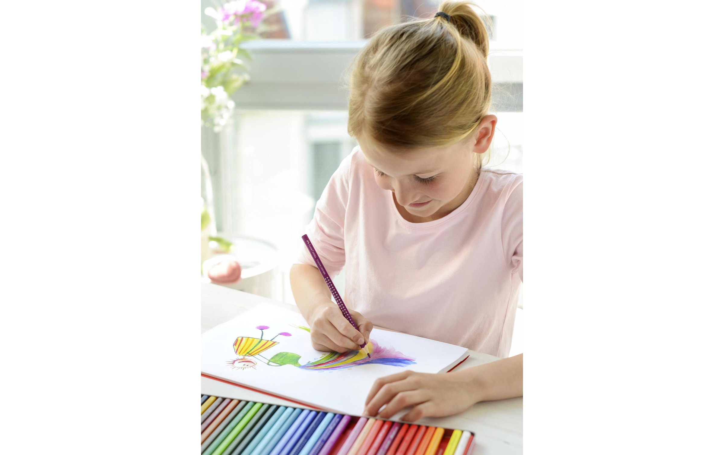 Faber-Castell Buntstift »COLOUR GRI« Wasservermalbar