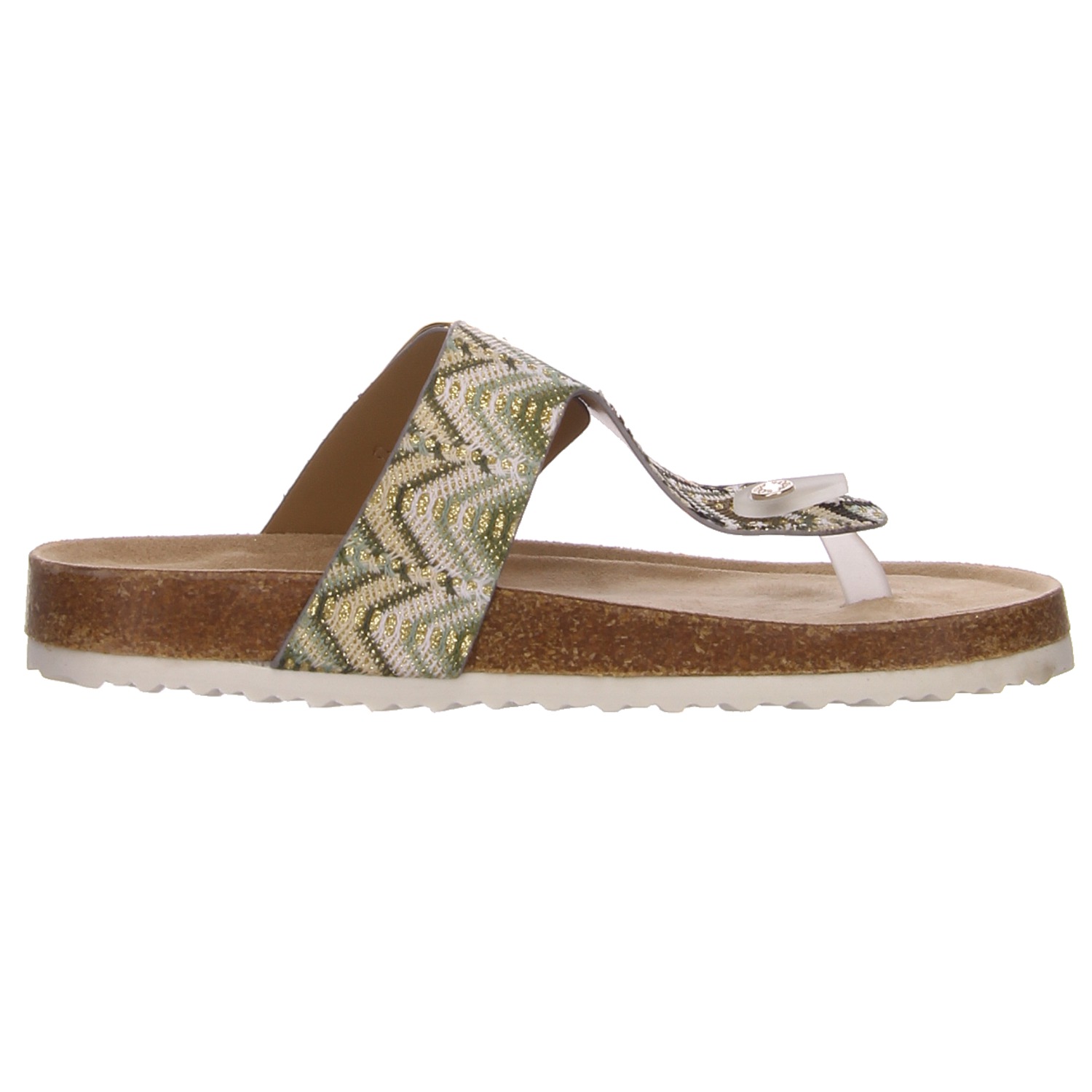s.Oliver Pantoletten khaki grün