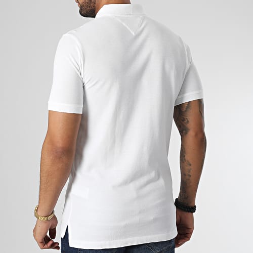 Polo Manches Courtes Slim Placket 5370 Blanc