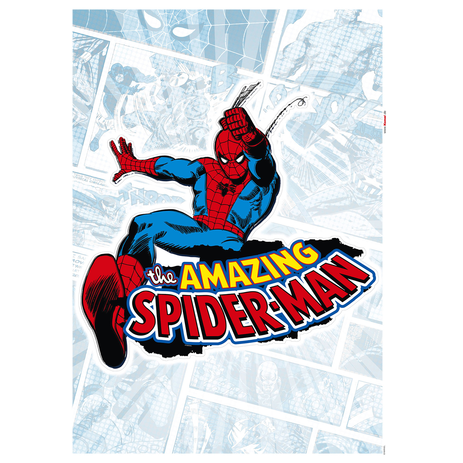 Wandtattoo SPIDER-MAN COMIC CLASSIC - 50x70 cm