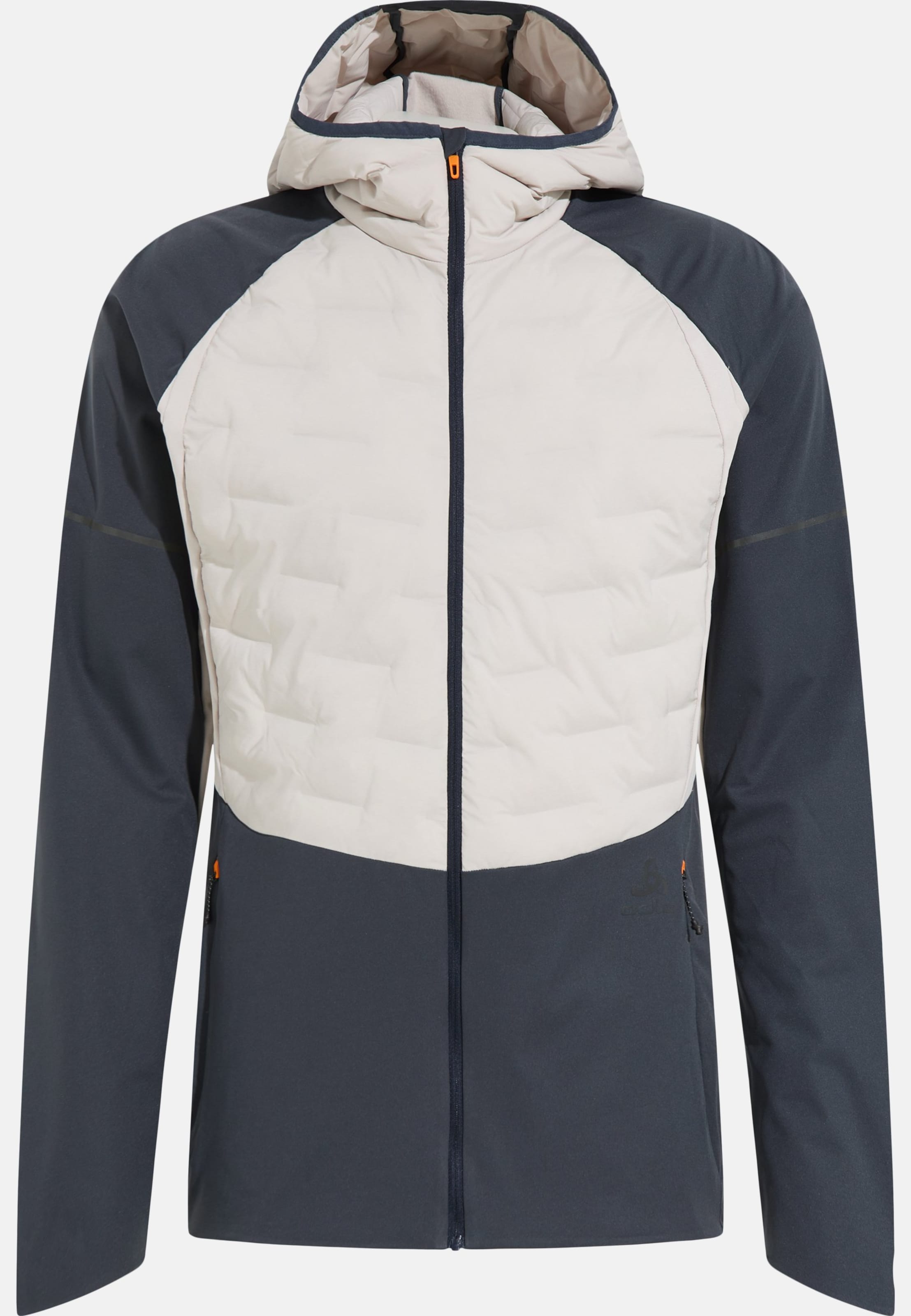 Zeroweight Insulator Laufjacke in silver cloud - india ink