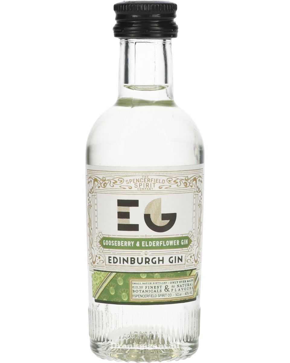 Edinburgh Gooseberry & Elderflower Gin Mini 5 cl