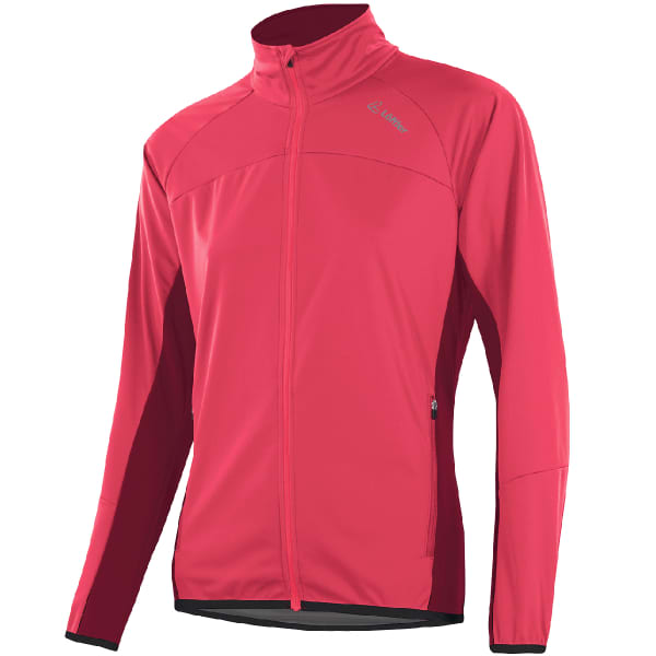 Veste ski de fond LÖFFLER W JACKET ALPHA WS LIGHT ROUGE RED/BURGUND