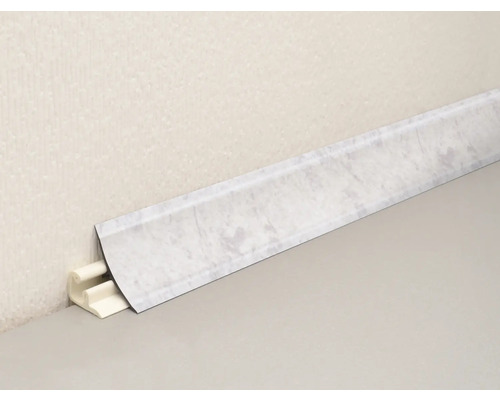 Wandafwerkingsstrip WAP 23 marmer witgrijs F092 Lengte: 635 mm