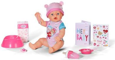 BABY born - Emma - Babypop - 43 cm - Inclusief 10 accessoires