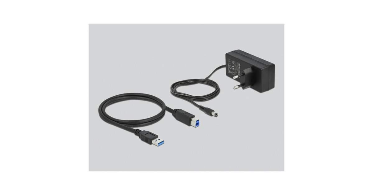 DeLOCKUSB 3.2 Gen 1 Hub met 7 poorten usb-hub  (Grijs)