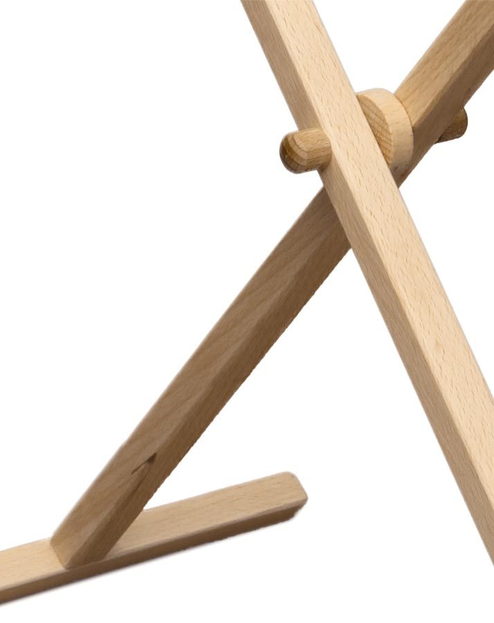 Wäscheständer aus Holz (H=57) braun