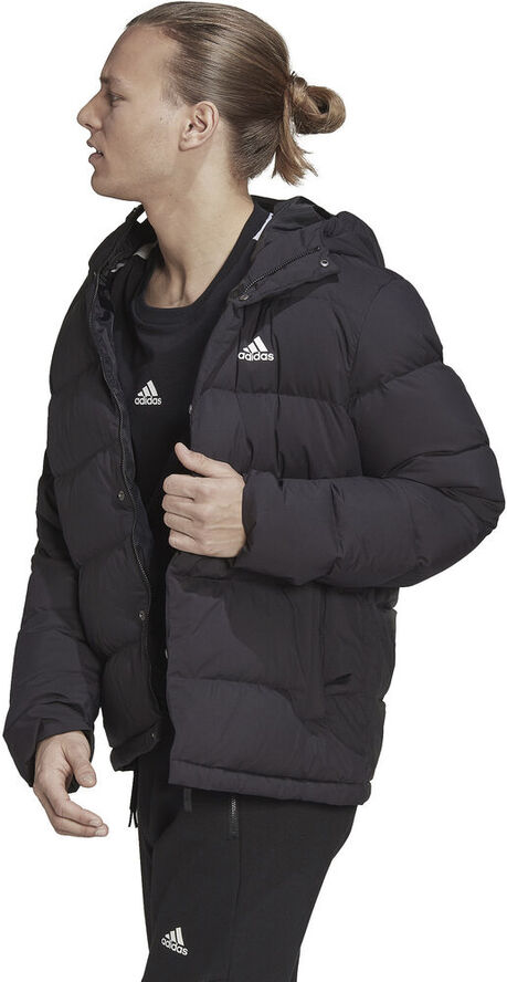 adidas Helionic Hooded Down jakke Sort