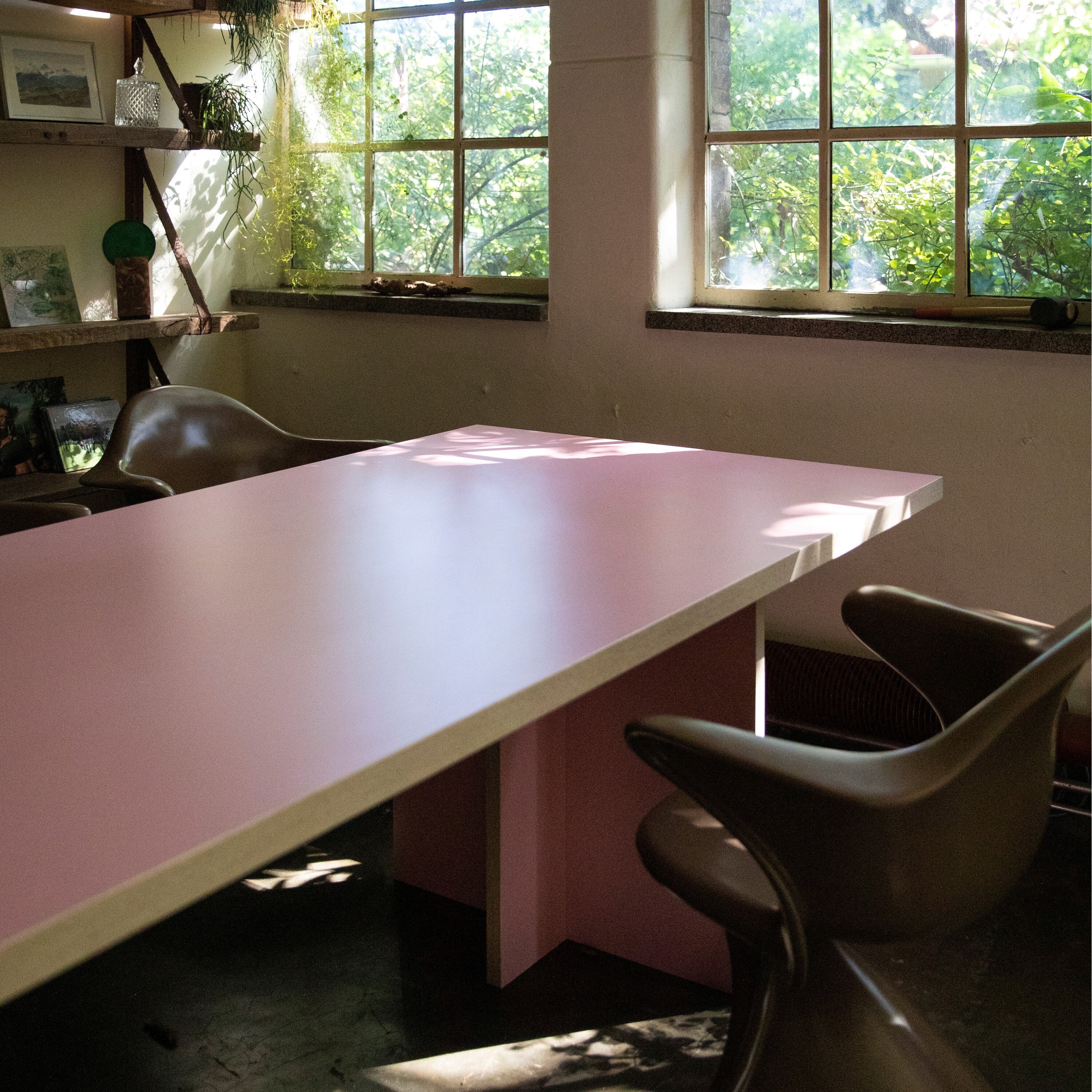 HKliving Dining Table Eettafel - 280 x 100 cm - Pink