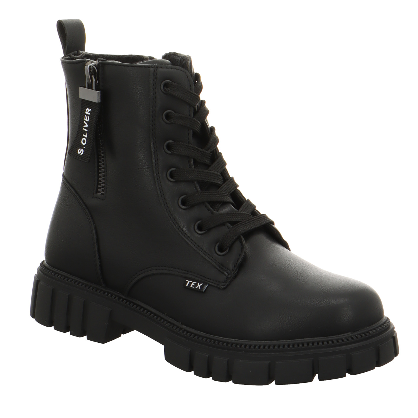 Schnürboots schwarz
