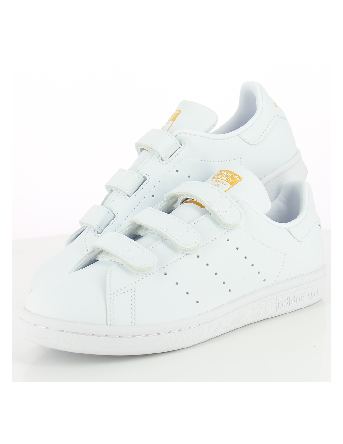adidas sneakers mixte stan smith cf vegan blanc