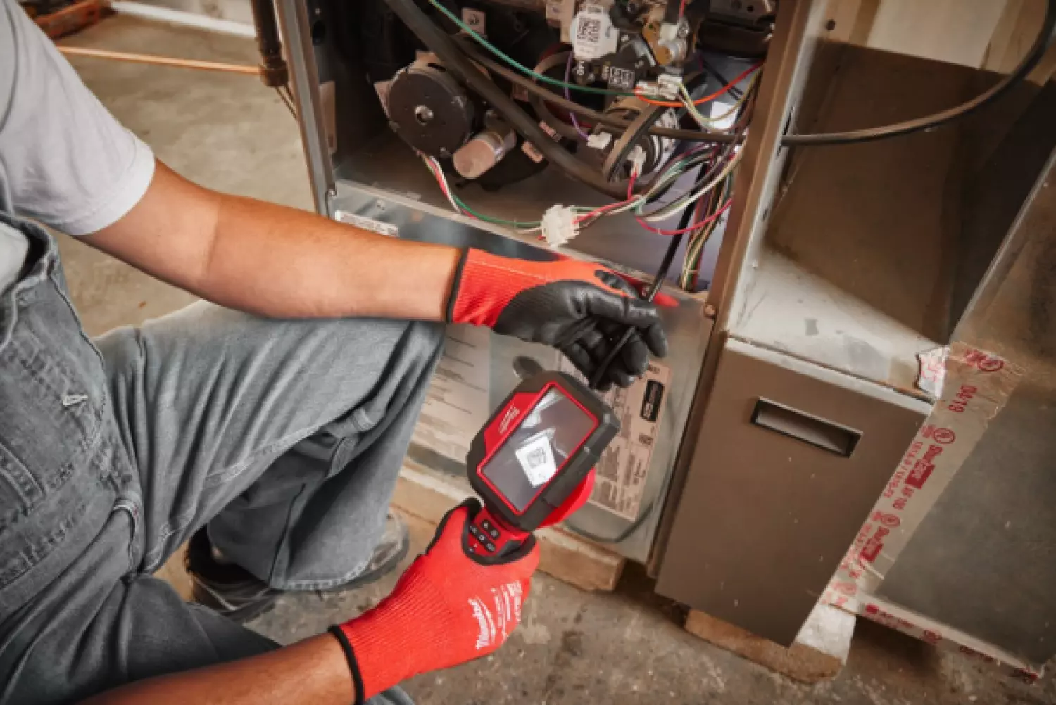 Milwaukee M12 360IC12-201C 360° inspectiecamera (1x 2.0 Ah Accu) in transportkoffer - 1,2 m