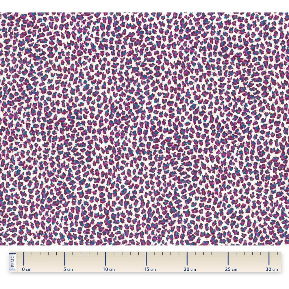 Coupon Tissu 50 Cm Paillette Bubble Blue