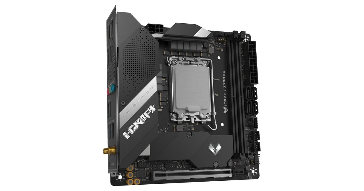 MAXSUNMS-iCraft Z790 ITX WIFI socket 1700 moederbord  (Zwart, RAID, 2.5 Gb-LAN, WLAN, BT, Sound,  Mini-ITX)