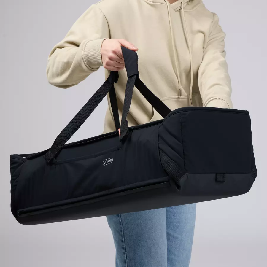 Voksi® Carry Me Fußsack Black Cream