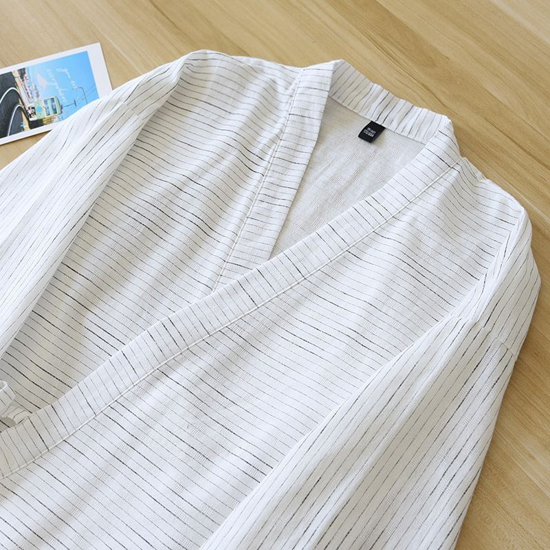 Somnus - Pyjamaset: kimonotop met 3/4 mouwen + broek