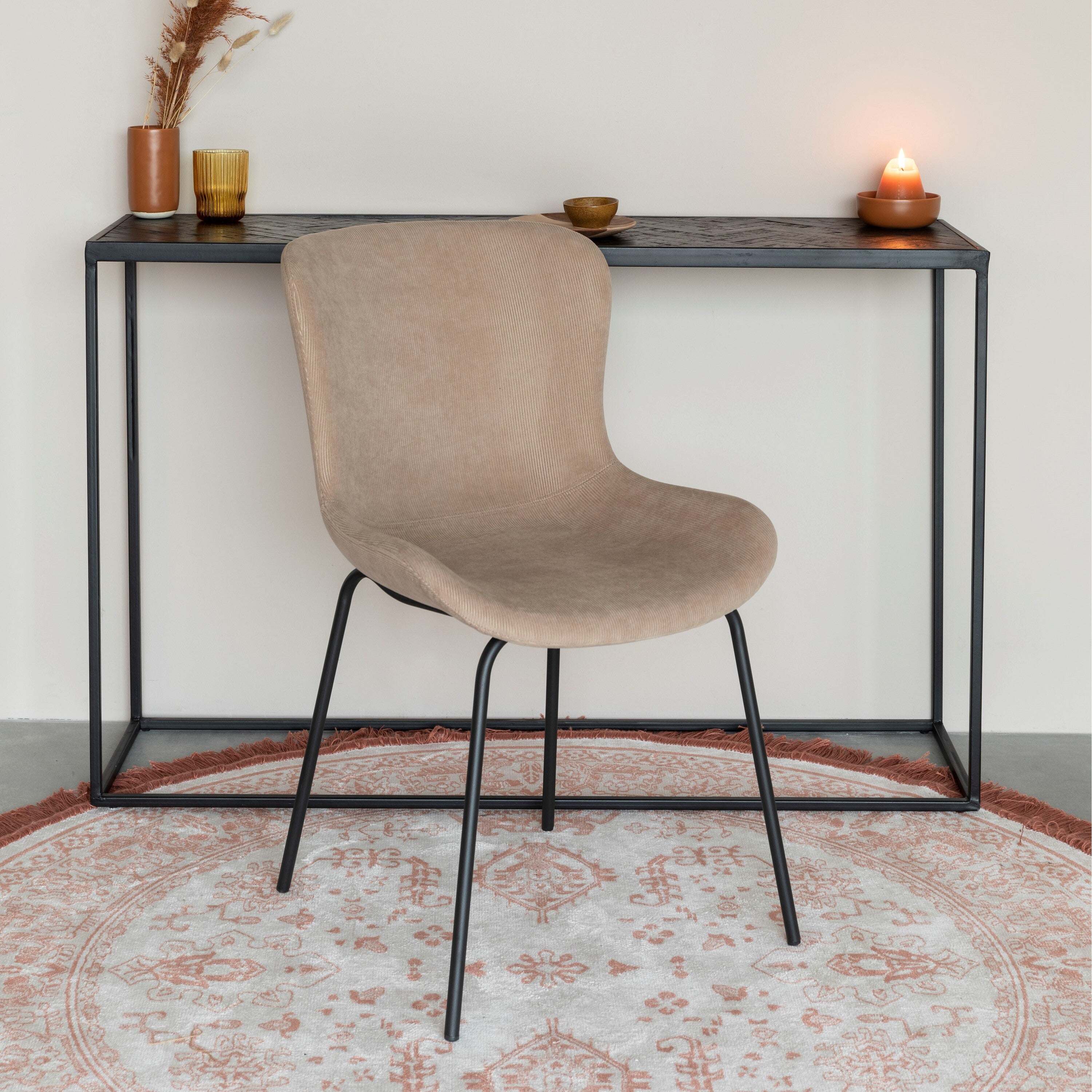 by fonQ basic Flow Eetkamerstoel - Taupe
