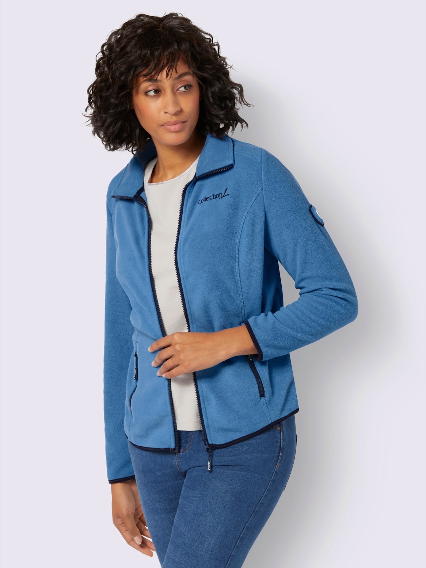 Veste polaire traitement contre les bouloches