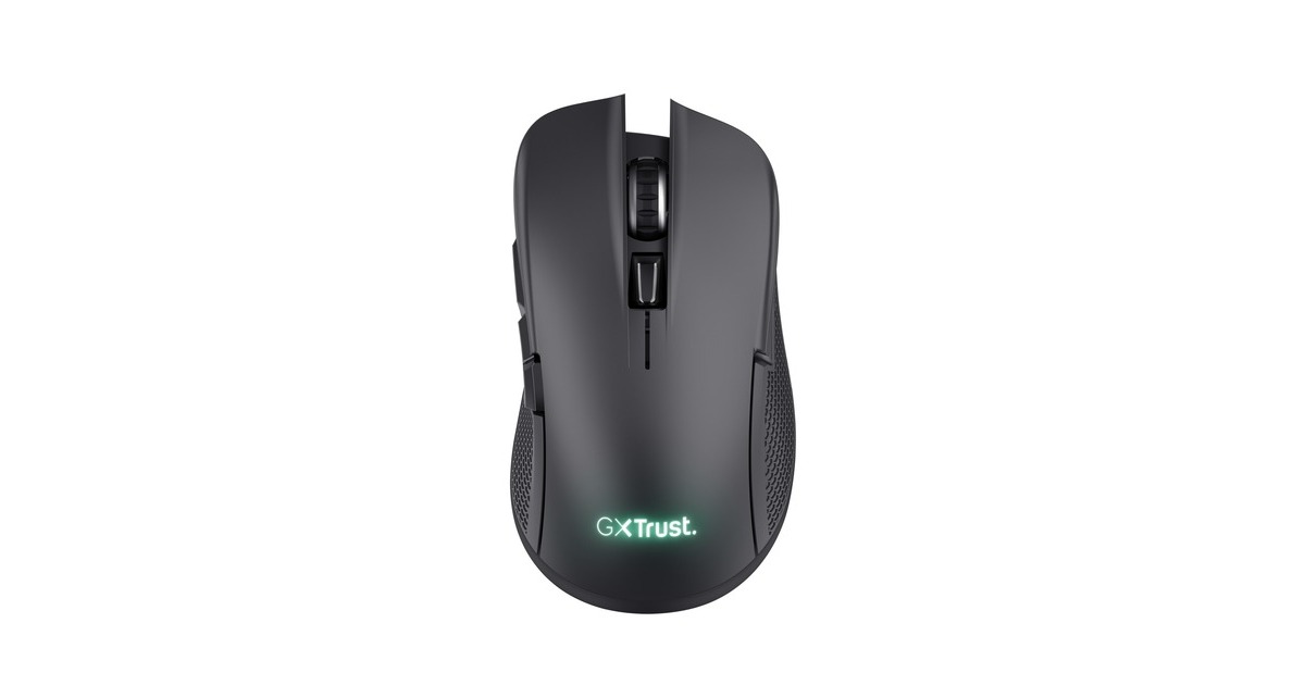 TrustGXT 923  Ybar Wireless gaming muis  (Zwart, RGB, 7200 dpi)