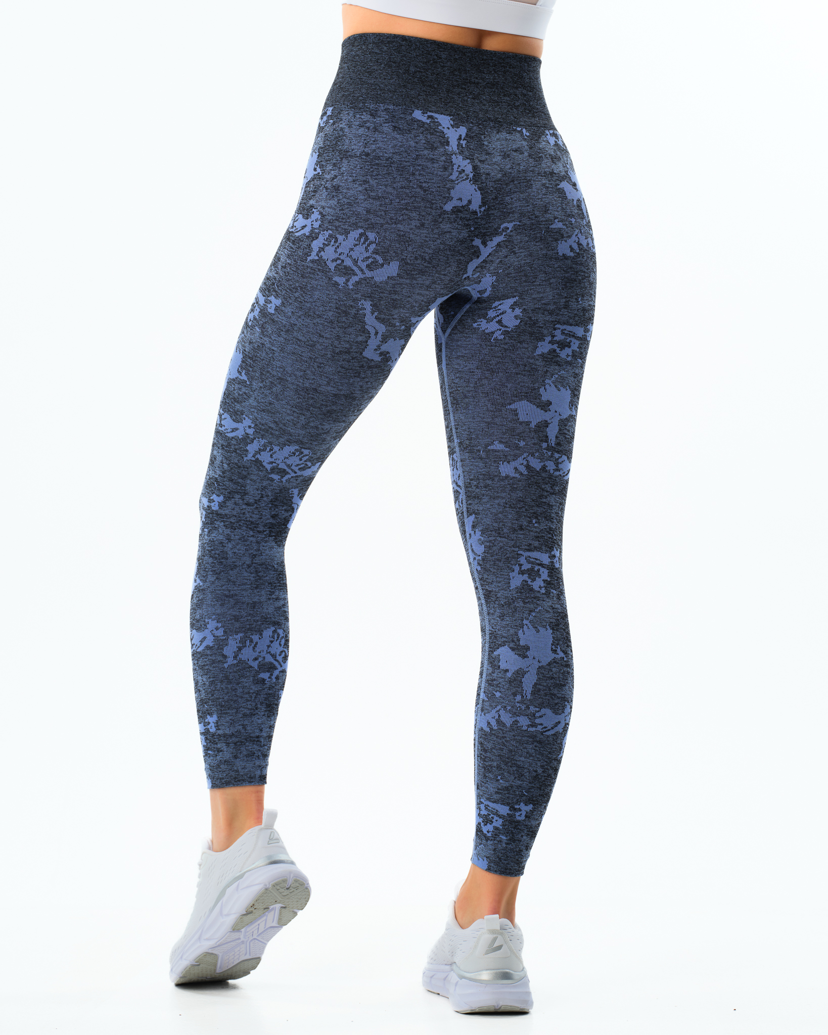 LEVITY Camo Seamless Tights 7\8 Blue Camo
