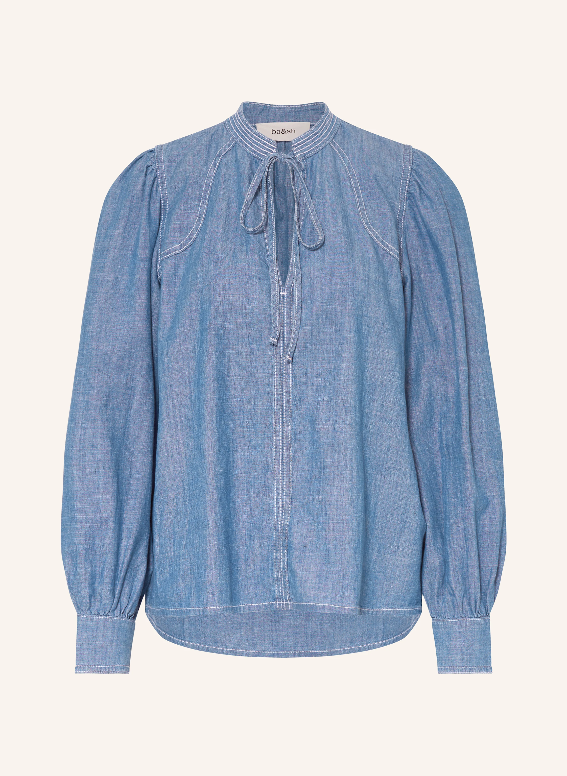 ba&sh Blusenshirt KUKA in Jeansoptik