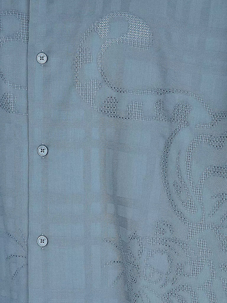 KENZO Hemd BAMBOO TIGER HAWAIIAN  hellblau