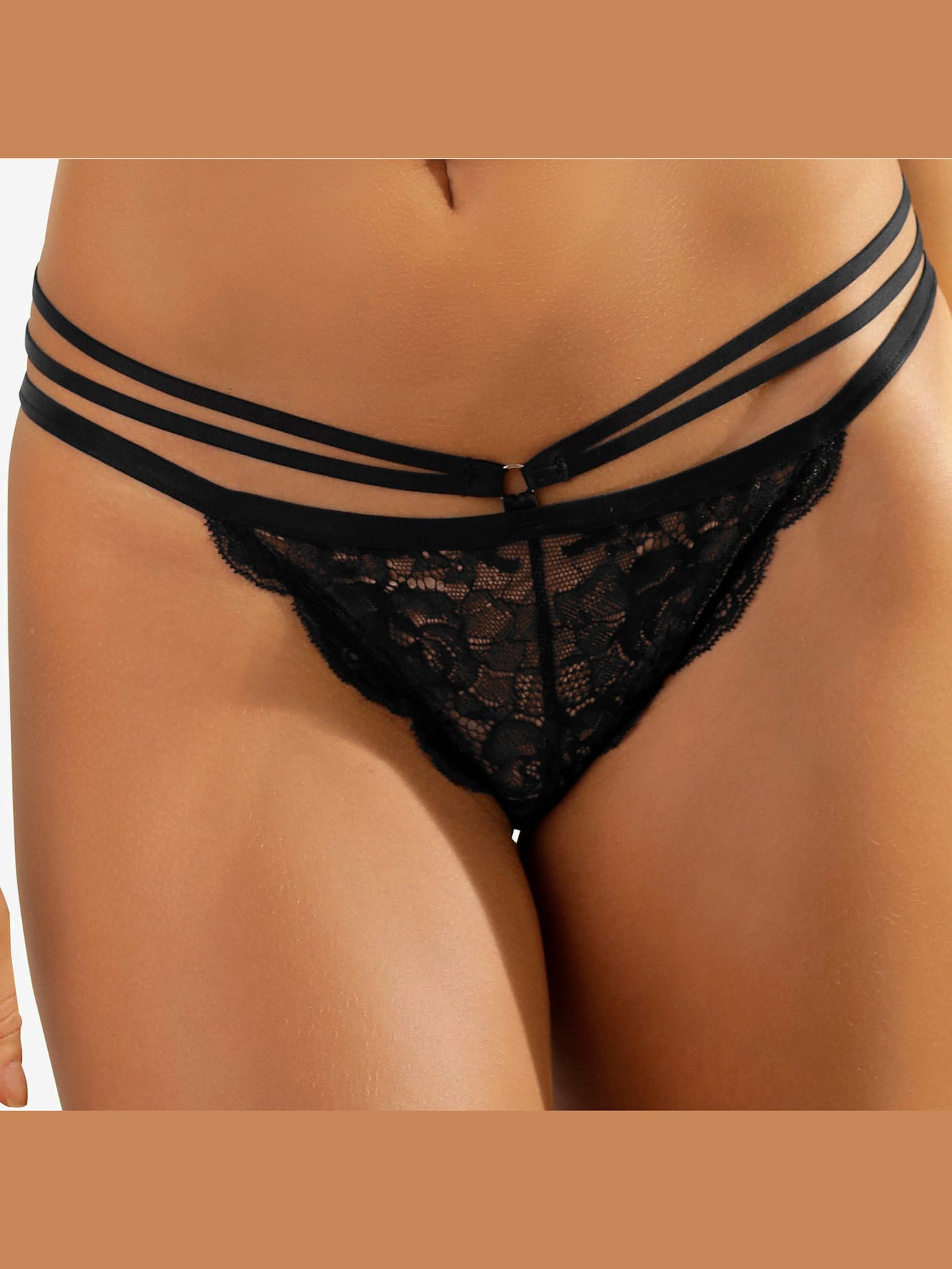Superbe slip rio effet ruban