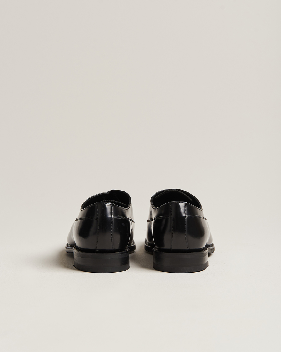 Loake 1880 Truman Polished Oxford Toe Cap Black