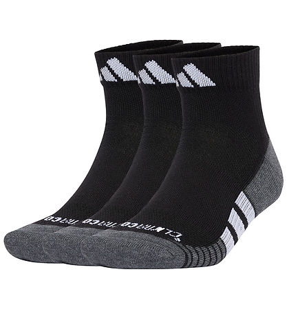 adidas Performance Sneaker-Socken - 3er-Pack - Schwarz/Grau