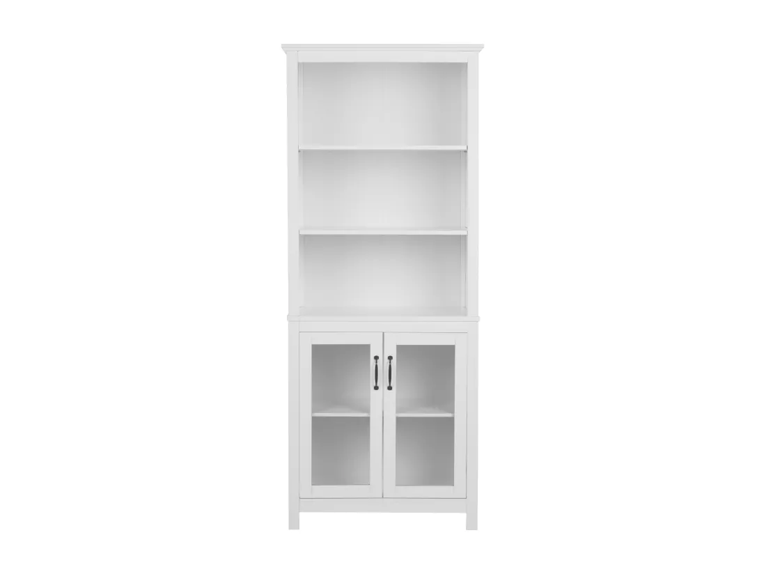 Vitrine en verre LUSBY 75 cm Blanc