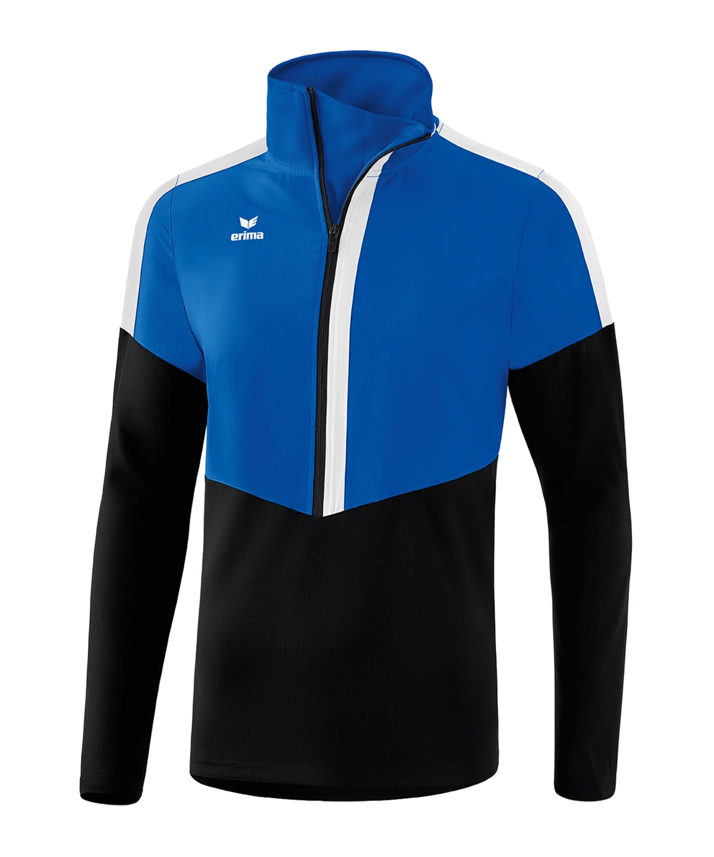 Erima Squad HalfZip Sweatshirt Kids Blau Schwarz