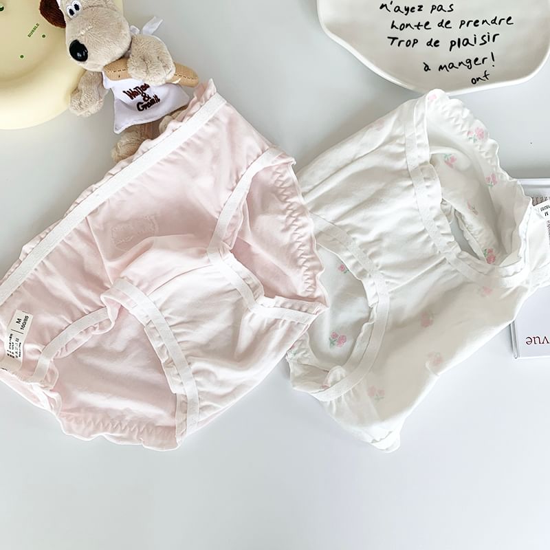 Nikiki - Lint Accent Panty / Set